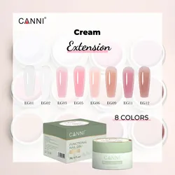 ג'ל לבניית ציפורניים 28 גר' בגוון ורוד שקוף 03 - CANNI